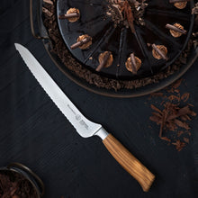 Load image into Gallery viewer, Oliva Elite Offset Scalloped Bread Knife - 8" [Online Only]
