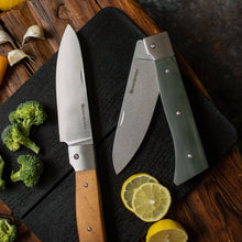 Load image into Gallery viewer, Messermeister Adventure Chef Maple Folding Chef's Knife - 6" [Online Only]
