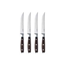 Load image into Gallery viewer, Messermeister Avanta Smoked Teak Steak Knife Set - 4 Piece [Online Only]

