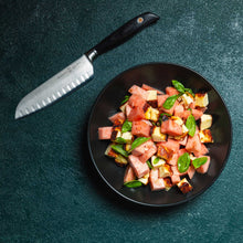 Load image into Gallery viewer, Messermeister Blacksmith Kullens Santoku Knife - 6.5" [Online Only]
