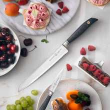 Load image into Gallery viewer, Messermeister Blacksmith Scalloped Slicing Knife - 8.5" [Online Only]

