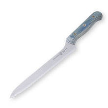 Load image into Gallery viewer, Messermeister Custom Blue Scalloped Offset Knife - 8" [Online Only]
