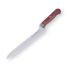 Load image into Gallery viewer, Messermeister Custom Red Scalloped Offset Knife - 8" [Online Only]
