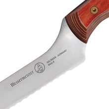 Load image into Gallery viewer, Messermeister Custom Red Scalloped Offset Knife - 8" [Online Only]
