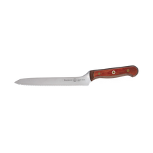 Load image into Gallery viewer, Messermeister Custom Red Scalloped Offset Knife - 8" [Online Only]
