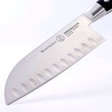 Load image into Gallery viewer, Messermeister Meridian Elite Kullens Santoku Knife - 5" [Online Only]
