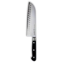 Load image into Gallery viewer, Messermeister Meridian Elite Kullens Santoku Knife - 7" [Online Only]
