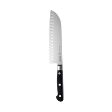 Load image into Gallery viewer, Messermeister Meridian Elite Kullens Santoku Knife - 7" [Online Only]
