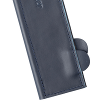 Load image into Gallery viewer, Messermeister Midnight Navy Leather Magnetic Edge-Guard - 10.5" [Online Only]
