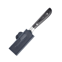 Load image into Gallery viewer, Messermeister Midnight Navy Leather Magnetic Edge-Guard - 4" [Online Only]
