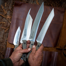 Load image into Gallery viewer, Messermeister Overland Chef Leather Knife Roll Set - 6 Piece [Online Only]
