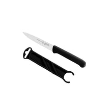Load image into Gallery viewer, Messermeister Black Spear Point Parer with Matching Sheath - 4" [Online Only]
