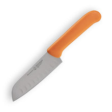 Load image into Gallery viewer, Messermeister Petite Messer Orange Kullens Santoku Knife - 5" [Online Only]
