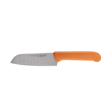 Load image into Gallery viewer, Messermeister Petite Messer Orange Kullens Santoku Knife - 5" [Online Only]

