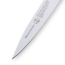 Load image into Gallery viewer, Messermeister Yellow Spear Point Parer with Matching Sheath - 3" [Online Only]
