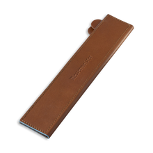 Load image into Gallery viewer, Messermeister Saddle Brown Leather Magnetic Edge-Guard - 10.5" [Online Only]

