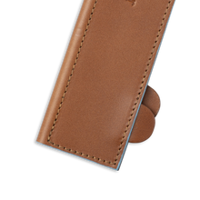 Load image into Gallery viewer, Messermeister Saddle Brown Leather Magnetic Edge-Guard - 10.5" [Online Only]
