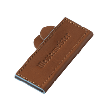 Load image into Gallery viewer, Messermeister Saddle Brown Leather Magnetic Edge-Guard - 4" [Online Only]
