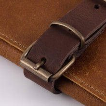 Load image into Gallery viewer, Messermeister Vintage Leather Amber Knife Roll - 7 Pocket [Online Only]
