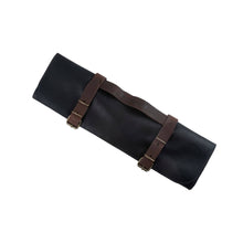Load image into Gallery viewer, Messermeister Vintage Leather Black Knife Roll - 7 Pocket [Online Only]
