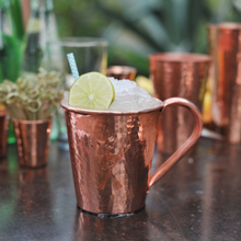 Load image into Gallery viewer, Solid Copper Mule Mug, Copper Handle, 18 oz [Online Only] | Sertodo Copper
