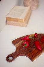 Load image into Gallery viewer, Hanging Acacia Wood Cutting Boards
