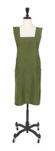 Load image into Gallery viewer, KAF Home Firenze 100% Stone Washed Linen  Cross Back Smock Apron-Assorted Colors [Online Only]
