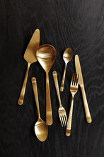 Load image into Gallery viewer, Oslo Tumbled Stainless Steel 5 Piece Cutlery Set - Service for 1 [Online Only]
