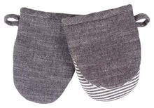 Load image into Gallery viewer, Strada Set of 2 Chambray Mini Mitts-Various Colors [Online Only]

