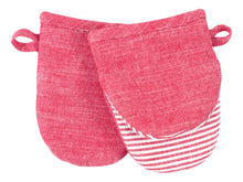 Load image into Gallery viewer, Strada Set of 2 Chambray Mini Mitts-Various Colors [Online Only]
