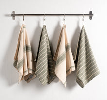 Load image into Gallery viewer, KAF Home Firenze Natural Rustic Farmhouse Slubbed Kitchen Towels [Online Only]

