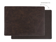 Load image into Gallery viewer, KAF Home Santiago Faux Leather Placemat-Various Colors [Online Only]
