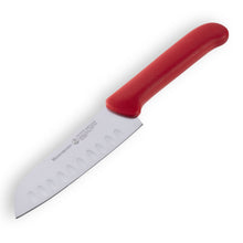 Load image into Gallery viewer, Messermeister Petite Messer Red Kullens Santoku Knife - 5" [Online Only]
