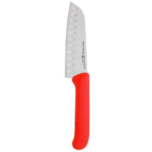 Load image into Gallery viewer, Messermeister Petite Messer Red Kullens Santoku Knife - 5" [Online Only]
