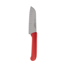 Load image into Gallery viewer, Messermeister Petite Messer Red Kullens Santoku Knife - 5" [Online Only]
