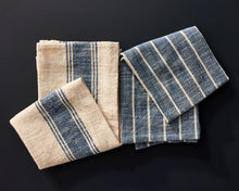 Load image into Gallery viewer, Cotton Indigo Tea Towel, Set of 2 [Online Only]
