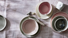 Load image into Gallery viewer, Pinch Pink Stoneware 16 Piece Dinnerware Set, Service For 4 [Online Only]
