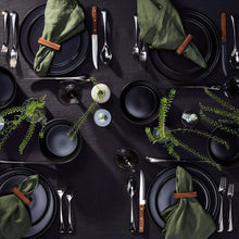Load image into Gallery viewer, 16-Piece Stoneware Dinnerware Set in Matte Black - Service for 4 [Online Only]
