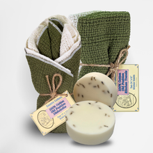 Load image into Gallery viewer, Carolina Cottons Starter Kit 100% Cotton Dishcloth 11" x 11" (4), Kitchen Towel 24" x 15" (2), Dish Soaps (1 Each Scent) [Online Only]
