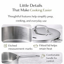 Load image into Gallery viewer, Alva 5-Ply Full Clad Saucepan with Lid [Online Only]
