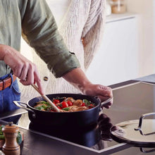 Load image into Gallery viewer, Alva Non-Stick Sauté Pan with Lid — 3.5-QT. Black [Online Only]
