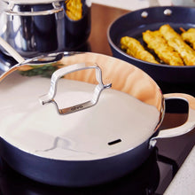 Load image into Gallery viewer, Alva Non-Stick Sauté Pan with Lid — 3.5-QT. Black [Online Only]
