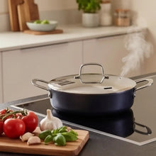 Load image into Gallery viewer, Alva Non-Stick Sauté Pan with Lid — 3.5-QT. Black [Online Only]
