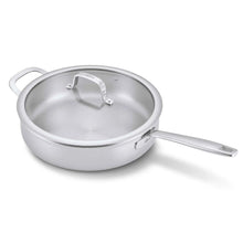 Load image into Gallery viewer, Alva 5-Ply Fully Clad Sauté Pan with Lid — 4-QT. [Online Only]
