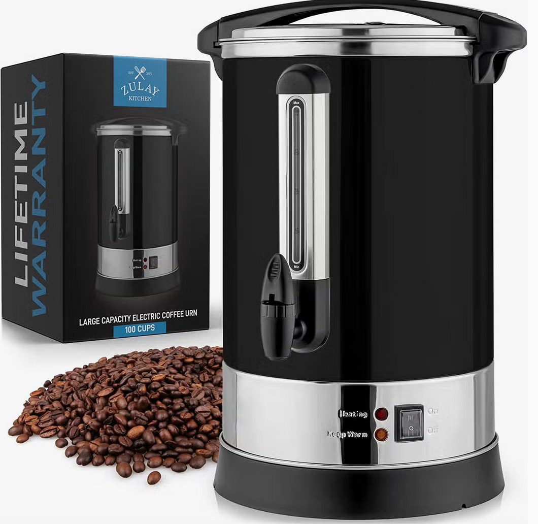 Electric 100 Cup Coffee Percolator 