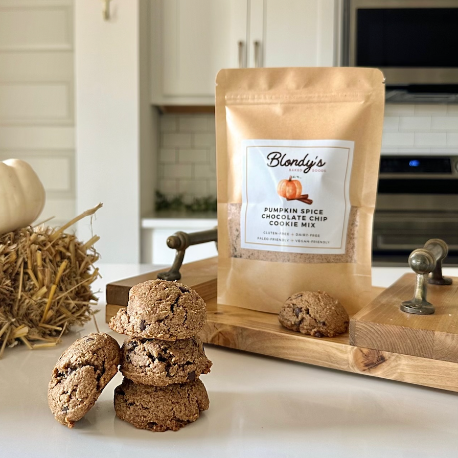 Blondy's Pumpkin Spice Chocolate Chip Cookie Mix