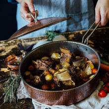 Load image into Gallery viewer, Copper Saute Pan With Lid, 3 quart [Online Only] | Sertodo Copper
