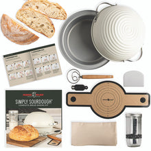 Load image into Gallery viewer, Basic 9 Piece Simply Sourdough Bread Baking Kit
