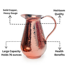Load image into Gallery viewer, Bisotun Copper Water Pitcher [Online Only] | Sertodo Copper
