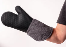 Load image into Gallery viewer, KAF Home Strada Silicone Oven Mitt With Chambray Sleeve-Assorted Colors [Online Only]
